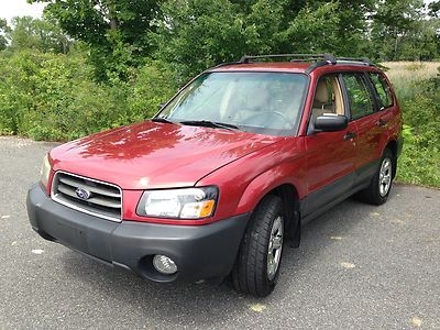 2004 subaru forester 2.5x-4cyl gets nr. 27mpg-best all whl. drve-wagon in class!