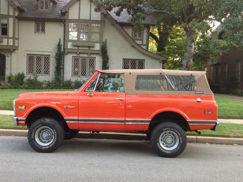 1971 chevy k5 blazer cst - auto, 4x4, 350 v8, a/c, 2 tops