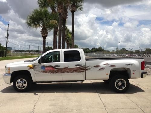 2009 chevrolet silverado 3500 crew cab 6.6l duramax turbo diesel dually florida