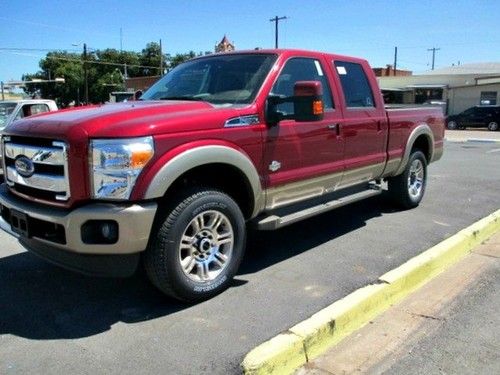 King ranch nav fx4 4x4 4wd  two tone moonroof heated  step boards  power stroke