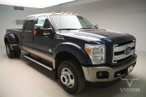 2013 king ranch crew 4x4 fx4 navigation sunroof leather heated v8 diesel