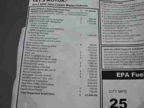 2012 Mini John Cooper Works Clubman Ten Thousand in Options MINT CONDITION, image 14