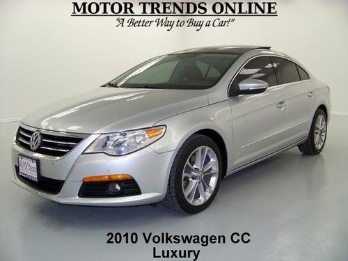 2010 turbo navigation rearcam pano roof leather htd seats volkswagen cc 54k