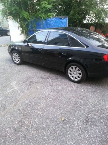 1999 audi a6 black quattro fixer upper or parts car