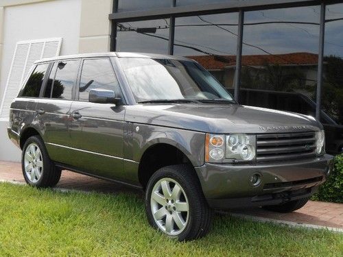 2005 range rover hse-low mileage-best color-xtra-clean-fl, clean autocheck