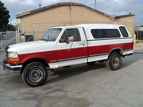 1993 ford f-250 xl standard cab pickup 2-door 7.3l 4x4 diesel