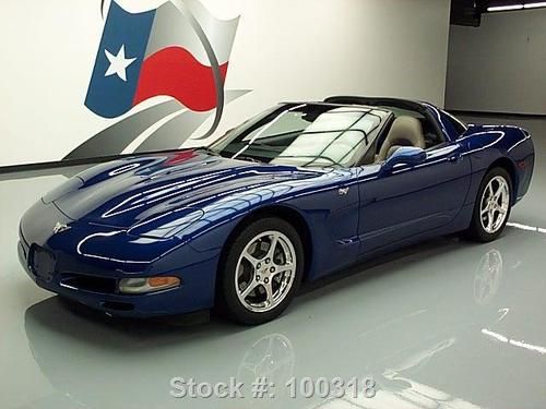 2003 chevy corvette 5.7l v8 automatic leather hud 19k! texas direct auto