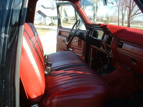 1980 ford bronco ranger xlt sport utility 2-door 5.8l, black