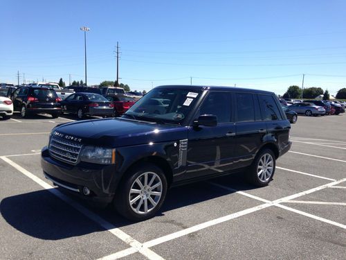 2010 land rover range rover supercharged with nav