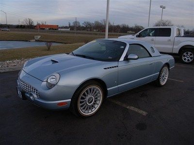 2004 thunderbird premium light ice blue 19,000 miles