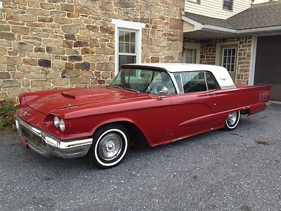 1960 thunderbird "squarebird" restoration project