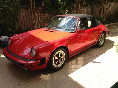 1986 2 owner 911 convertible