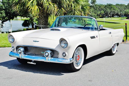 Simply beautiful loaded 1955 ford thunderbird convertible p.s,p.b,p.w,drives new