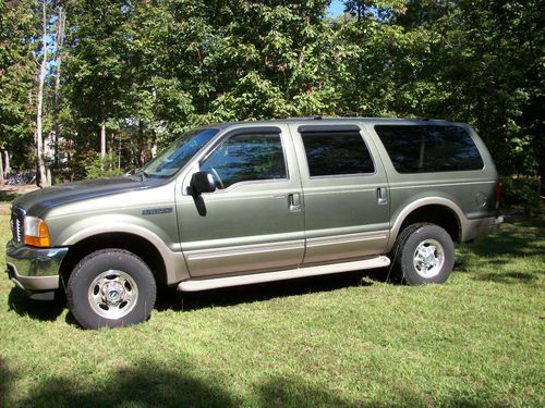 2000 ford excursion limited 4x4 v-10 6.8 liter 3rd row seating ,tow pkg