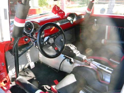 1956 CHEVY BEL AIR PRO-STREET WITH CUSTOM TUBE CHASSIS, image 4