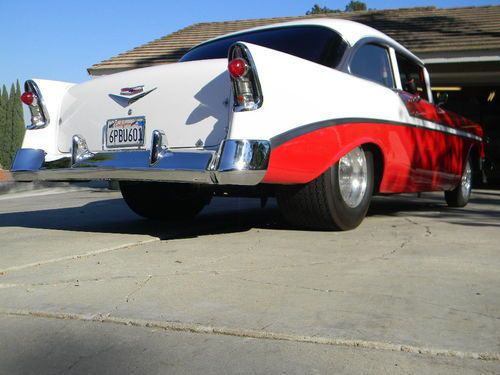 1956 CHEVY BEL AIR PRO-STREET WITH CUSTOM TUBE CHASSIS, image 6
