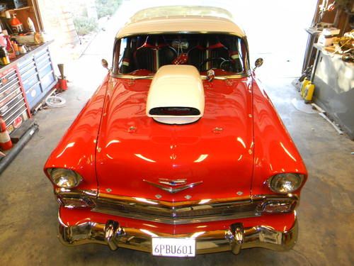 1956 CHEVY BEL AIR PRO-STREET WITH CUSTOM TUBE CHASSIS, image 13