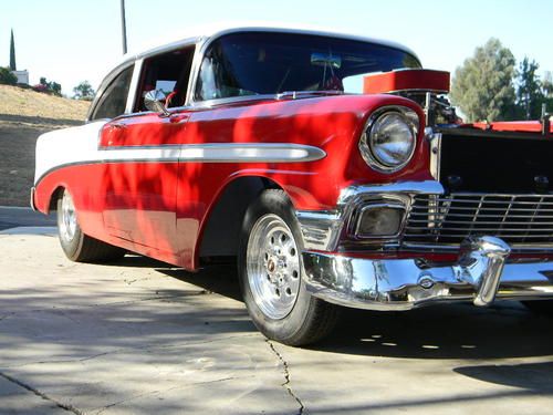 1956 CHEVY BEL AIR PRO-STREET WITH CUSTOM TUBE CHASSIS, image 23