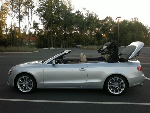 2013 a5 convertible, quattro, prestige options, advanced key, google, cabriolet