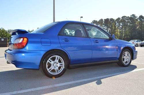 2003 Subaru Impreza WRX Sedan 4-Door 2.0L No Reserve One Owner Clean Carfax, image 4