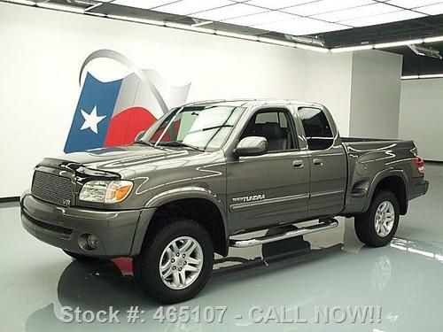 2005 toyota tundra access ltd 4x4 4.7l v8 leather 63k texas direct auto