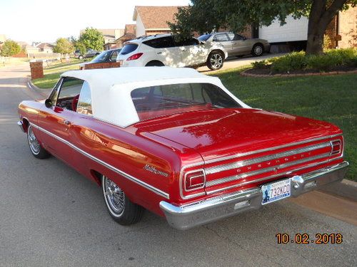 1965 malibu convertible muscle car