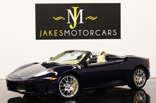 2008 f430 spider, $299k msrp! 5800 miles, special order vintage color blu scozia