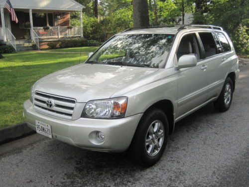 2005 toyota highlander fwd 6cyl 3d row