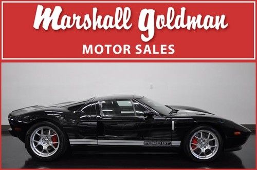 2006 ford gt mark ii black/black ebony leather 563 miles all options