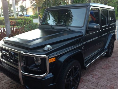 2013 g63 mercedes benz  matte black (factory) very rare