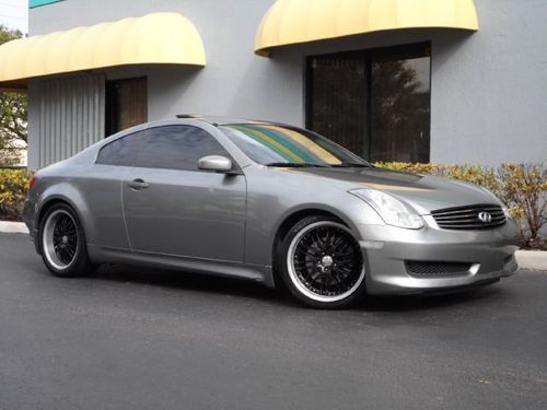 2006 infinity g35 sport 6 speed manual injen intake borla exhaust pioneer tv/dvd