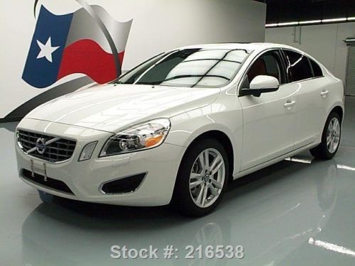 2013 volvo s60 t5 platinum sunroof nav rearview cam 5k texas direct auto