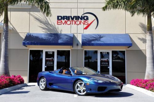 2003 ferrari 360 spider! nart blue! f1! loaded! rare!!!