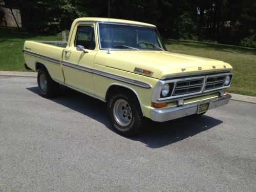 1972 ford f100  short wb