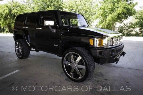 2006 hummer h3 awd sunroof tow package sat. radio onstar 24 inch rims