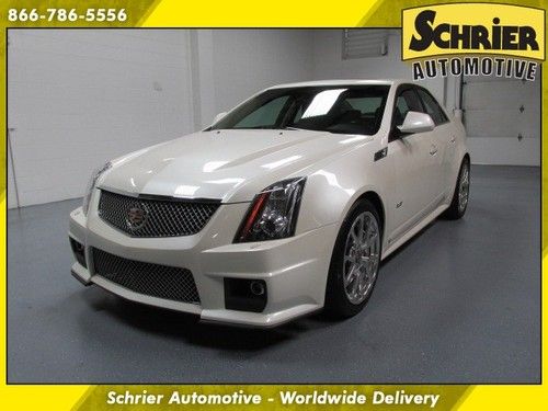 2009 cadillac cts-v white diamond navigation panoramic sunroof bluetooth bose au