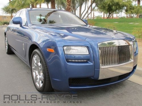 2011 rolls-royce ghost metropolitan blue moccasin driver assist 3 pano tables