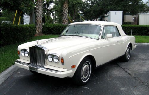 1990 rolls royce corniche iii - 38,000 miles