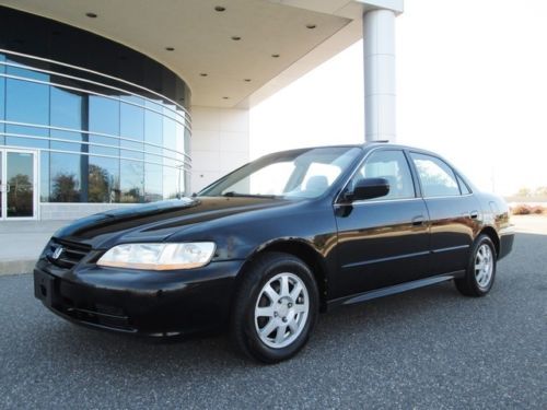 2002 honda accord se sedan 4 cylinder black loaded runs great