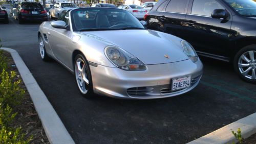 2003 porsche boxster roadster s convertible 2-door 3.2l (arctic silver)