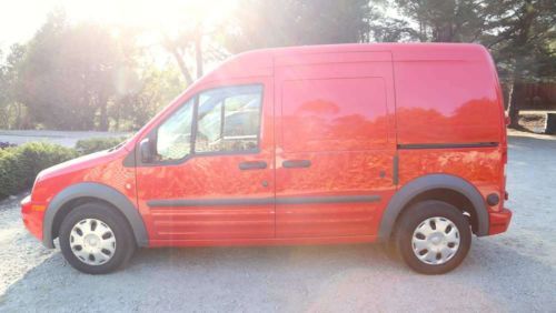 Ford transit connect 2013 xlt 7000 miles red van upgrades 255 sync fs by owner