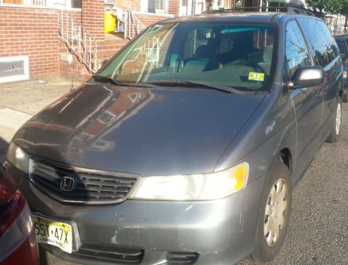 2001 honda odyssey lx gray minivan