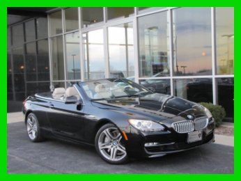 2012 bmw 650i convertible black