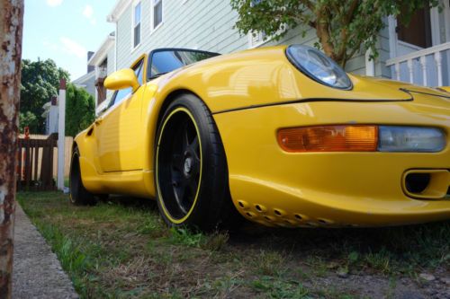 1976 porsche 911s with a 1996 techart  993 turbo wide body kit