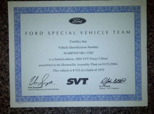 Minty Ford Focus SVT ZX5, US $4,499.00, image 10