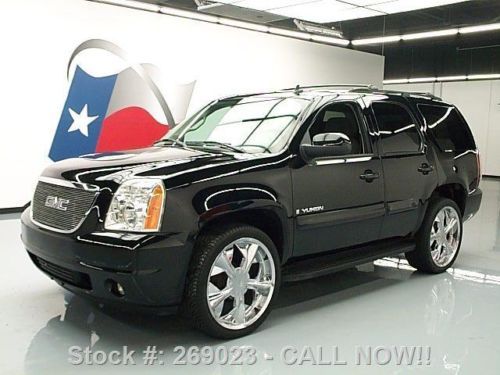 2007 gmc yukon  9-passenger 3rd row 24&#039;&#039; wheels 62k mi! texas direct auto