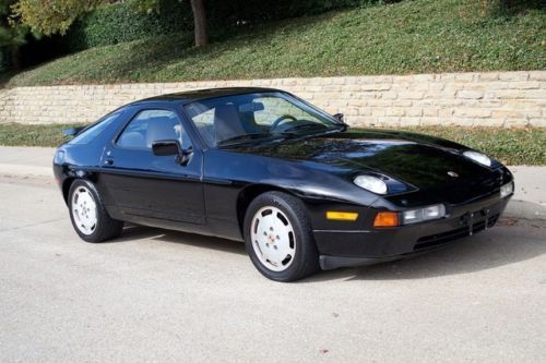 1988 porsche 928 s4, black/tan, new classic-9 interior, well-serviced w/ records