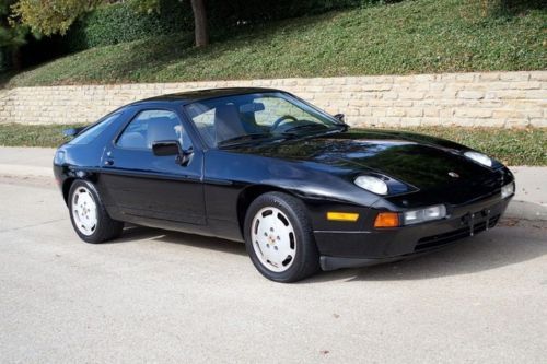 1988 porsche 928 s4, black/tan, new classic-9 interior, well-serviced w/ records