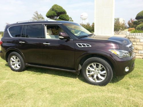 2011 infiniti qx56 dualtheater pkg, 2wd