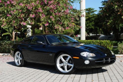 2001 jaguar xk-series xk8 coupe 4.0l v8 leather &amp; wood alpine 6-cd great miles